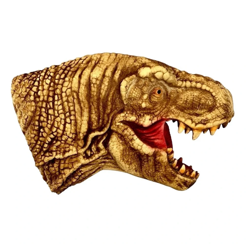 Dinosuar‎ Puppet Raptor T-rex Head Puppets Realistic Soft Latex Rubber Yolococa